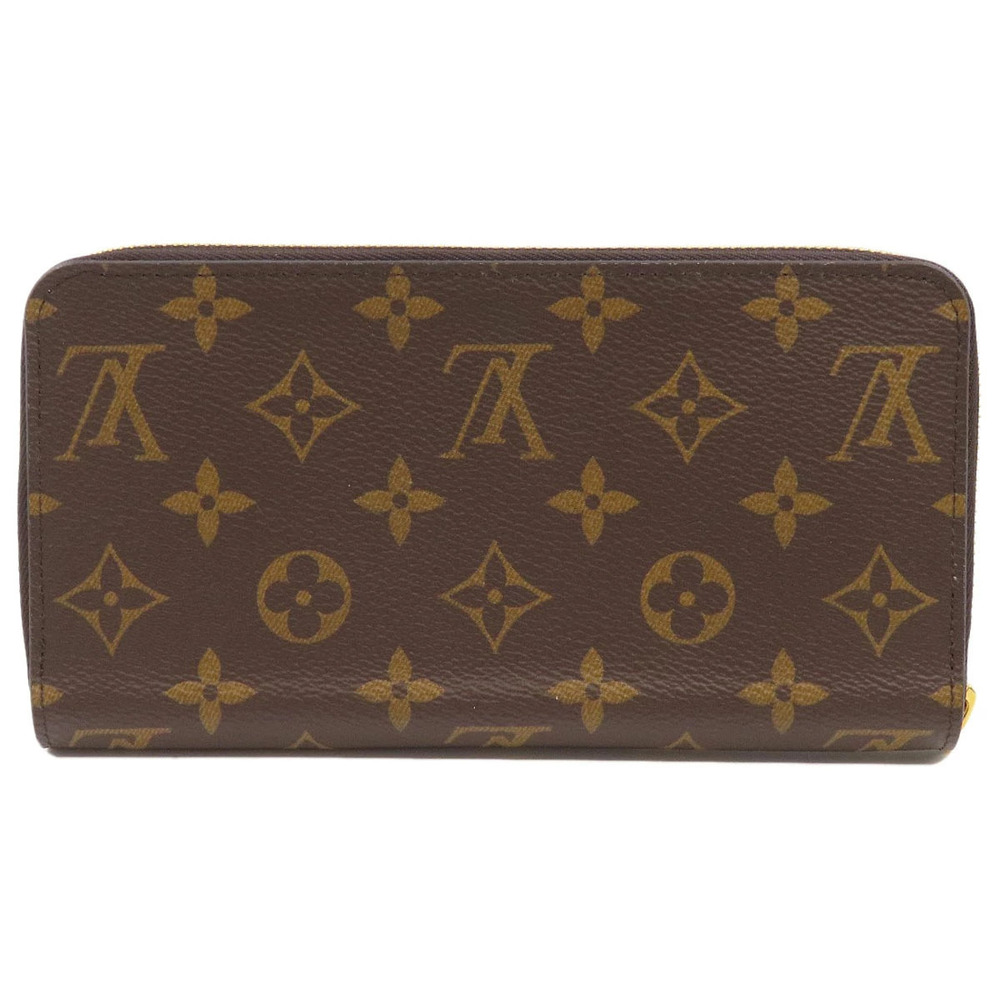Louis Vuitton Wallet Zippy Long Canvas Monogram Wallet Brown